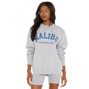 DEPARTURE Women's Malibu Crewneck Size S In Grey